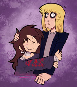 Jane(oc by diadop_real) and Mickey(wgj4k)